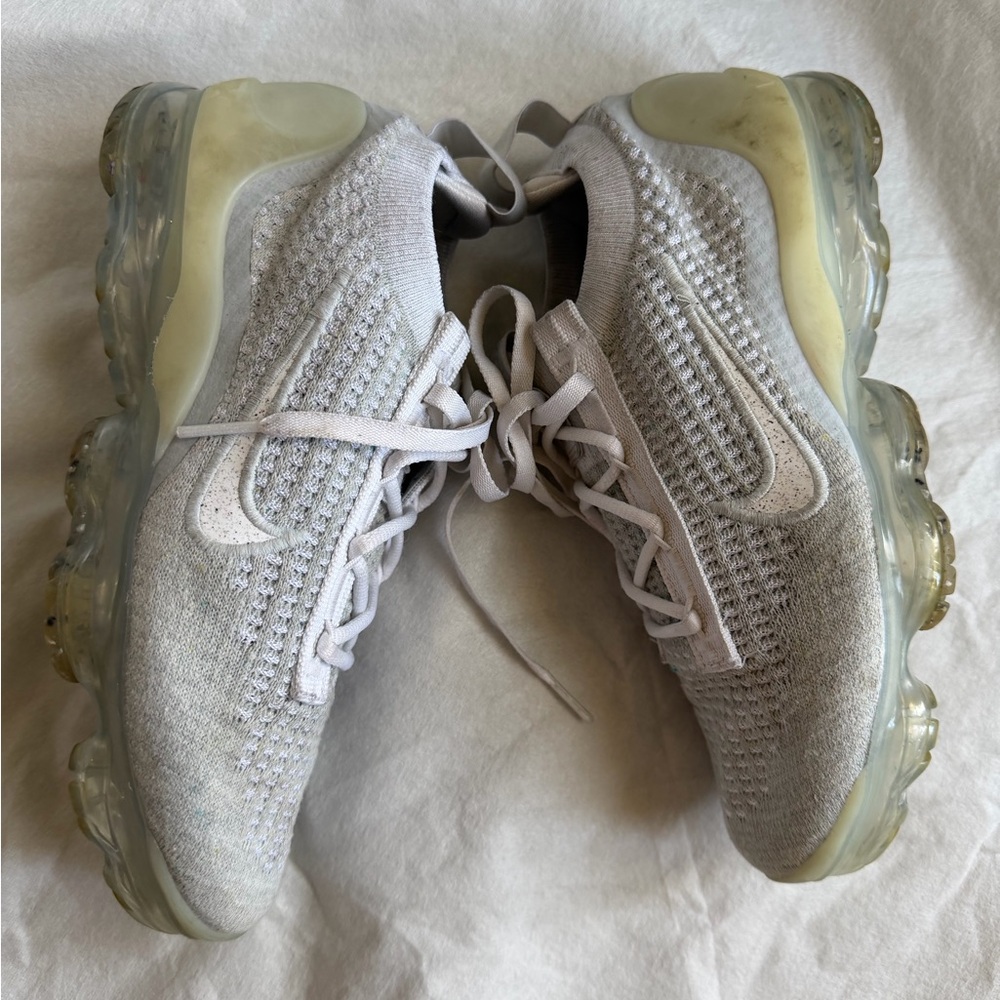 Nike Light Gray Flyknit Sneakers